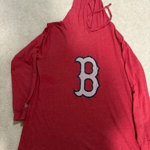 Major League Brand Red Sox light weight hoodie. Women’s size xl